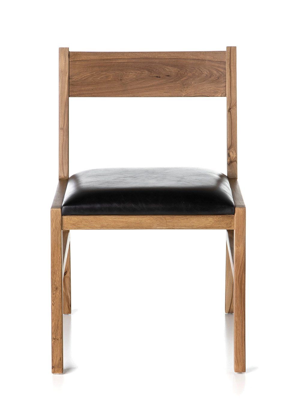 SILLA SUD CUERO NEGRO