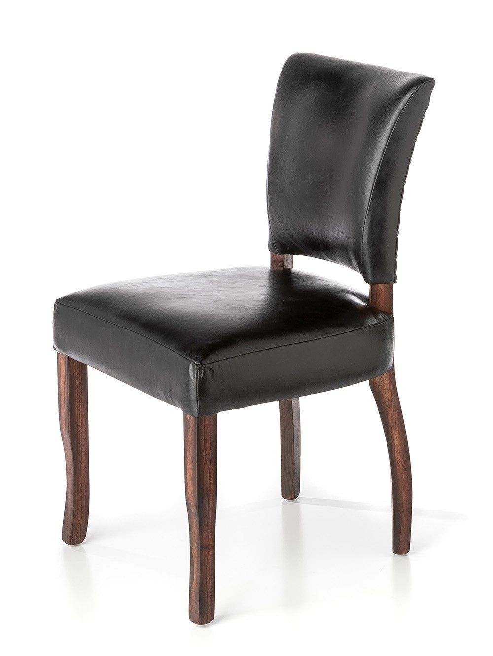 SILLA TORINO CUERO NEGRO