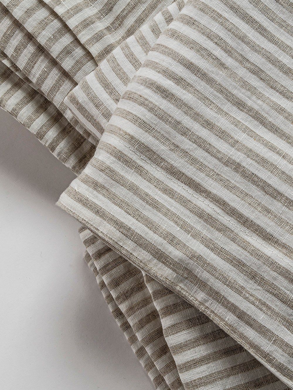 FUNDA DE LINO THESS OATMEAL STRIPE SUPER KING 285 X 250