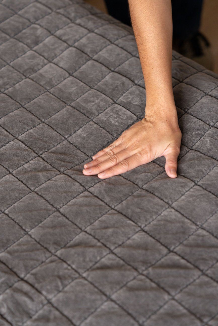 ACOLCHADO MADISON QUEEN DARK GREY