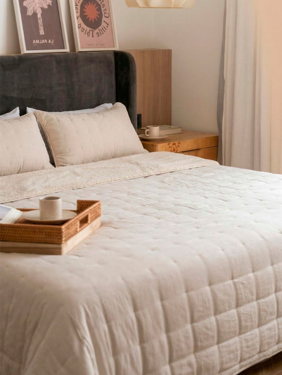 ACOLCHADO EMILY SUPER KING BEIGE