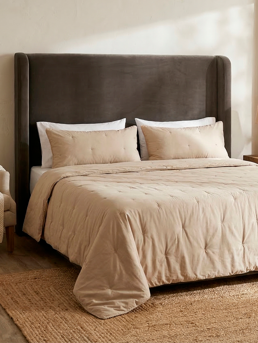 ACOLCHADO RUTH KING BEIGE