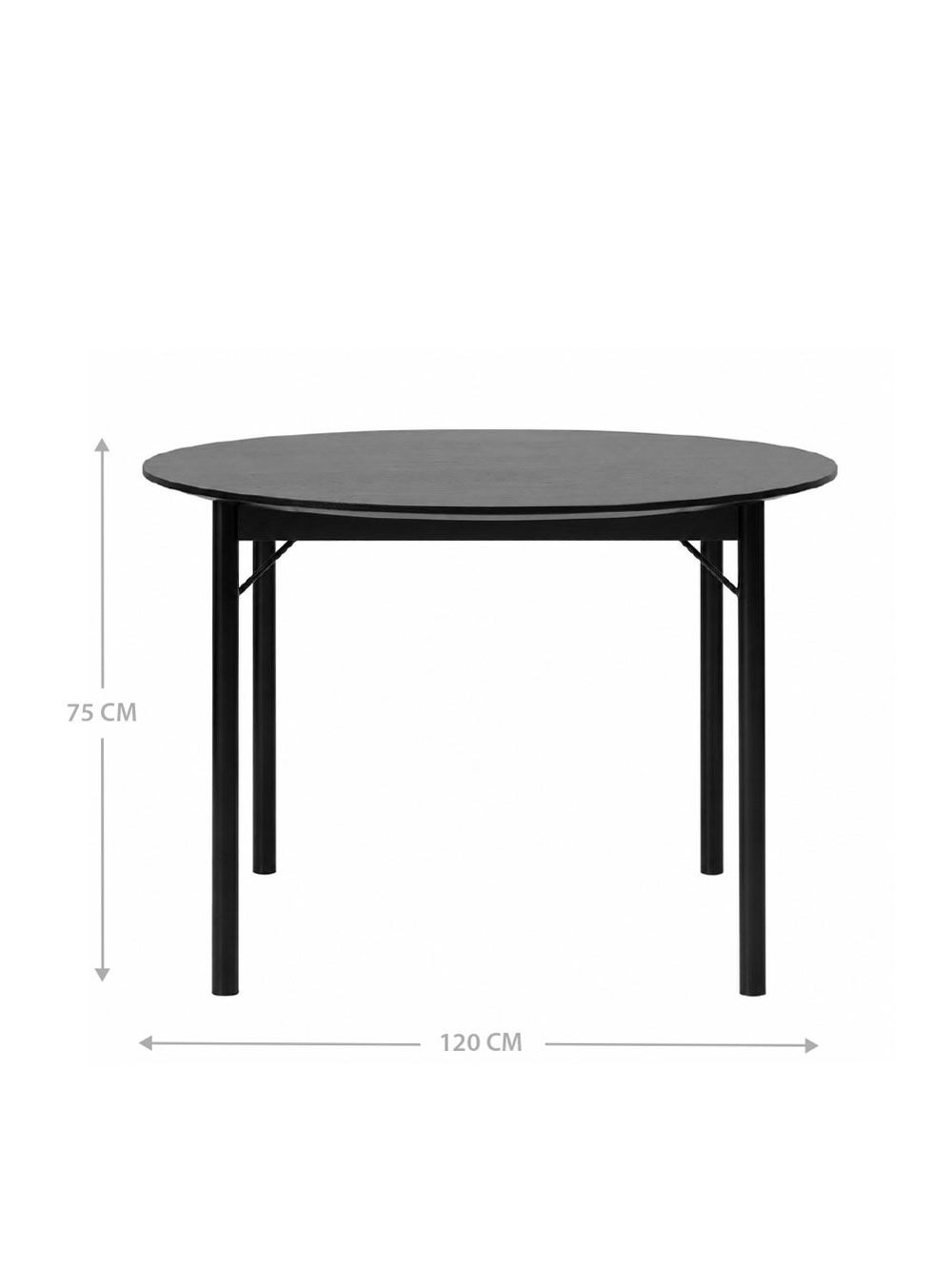 MESA DE COMEDOR SAVONA BLACK 120D