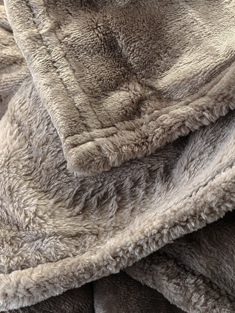 MANTA FLANNEL EMMA BEIGE 160 X 240