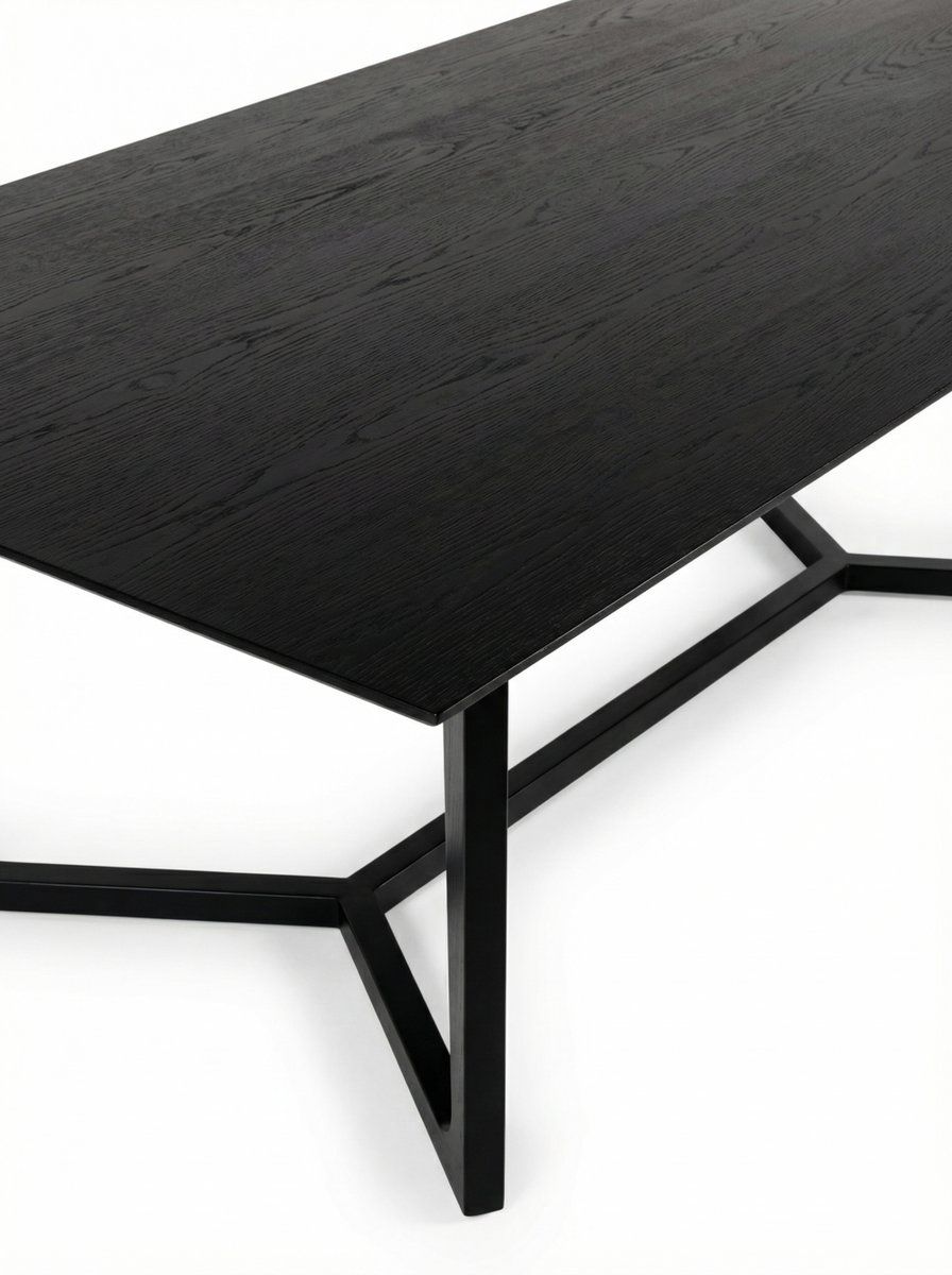 MESA DE COMEDOR COPENHAGUE/02 NEGRO 110X240
