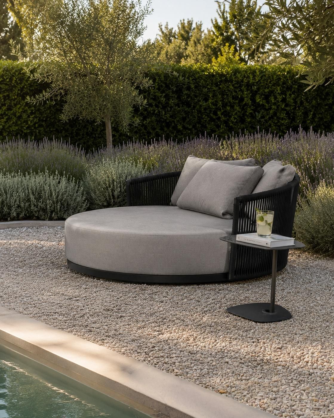 MESA LATERAL ARVY CHARCOAL