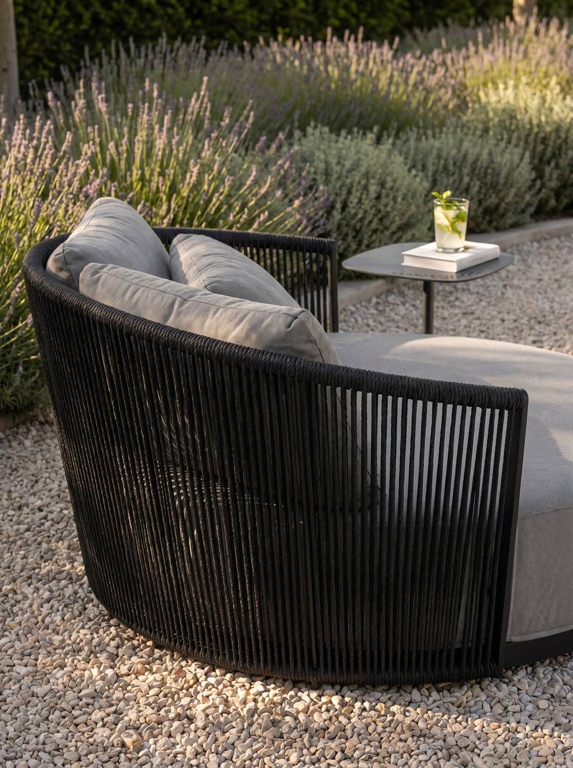MESA LATERAL ARVY CHARCOAL