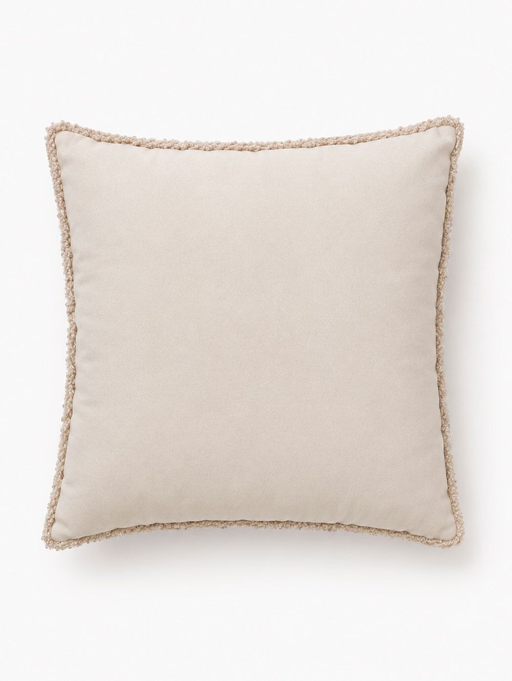 ALMOHADON TEDDY BEIGE 45X45
