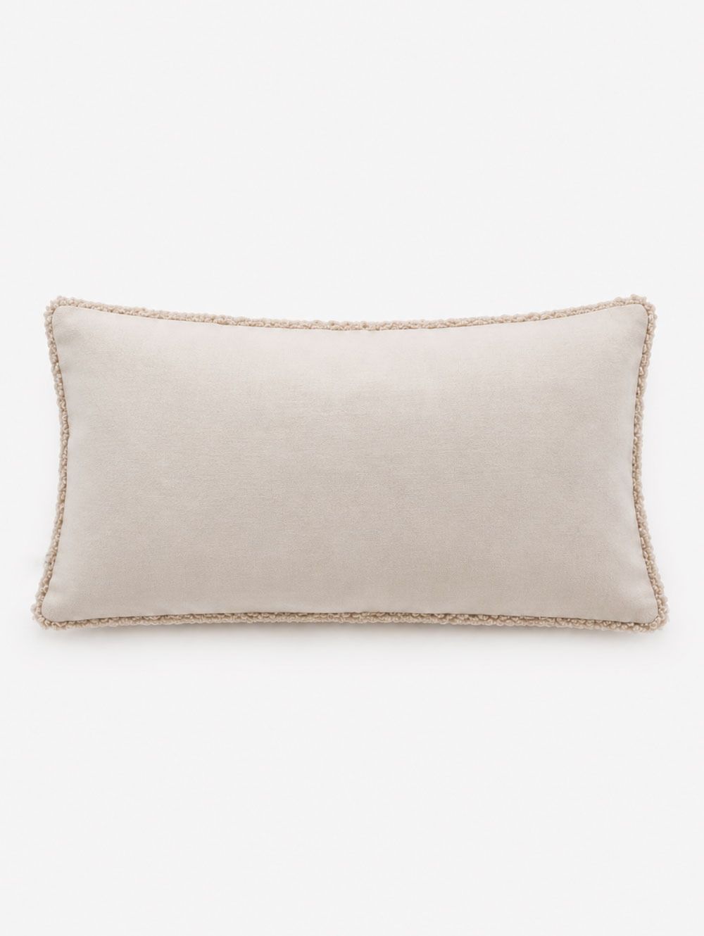 ALMOHADON TEDDY BEIGE RECTANGULAR 30X50