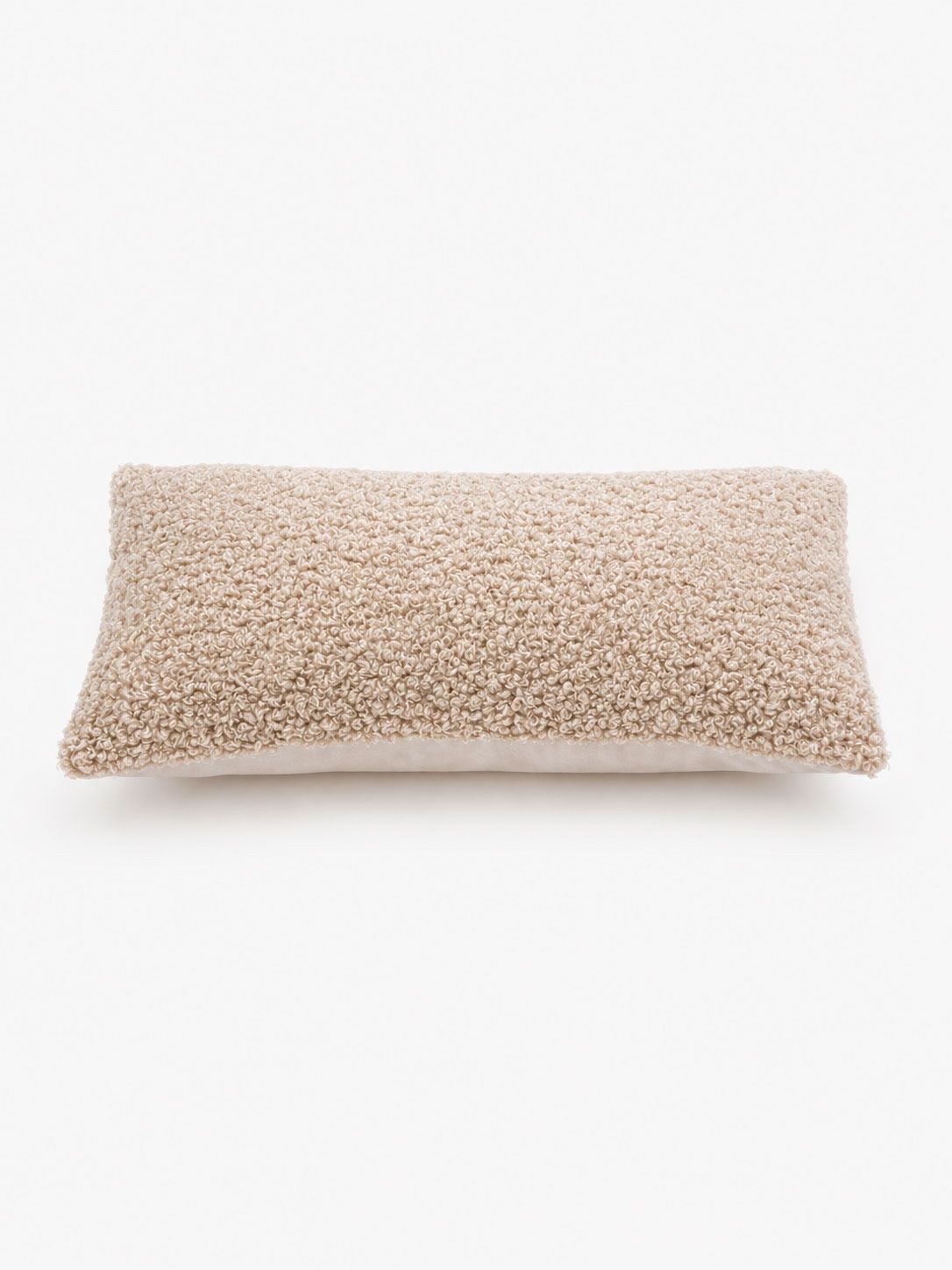 ALMOHADON TEDDY BEIGE RECTANGULAR 30X50