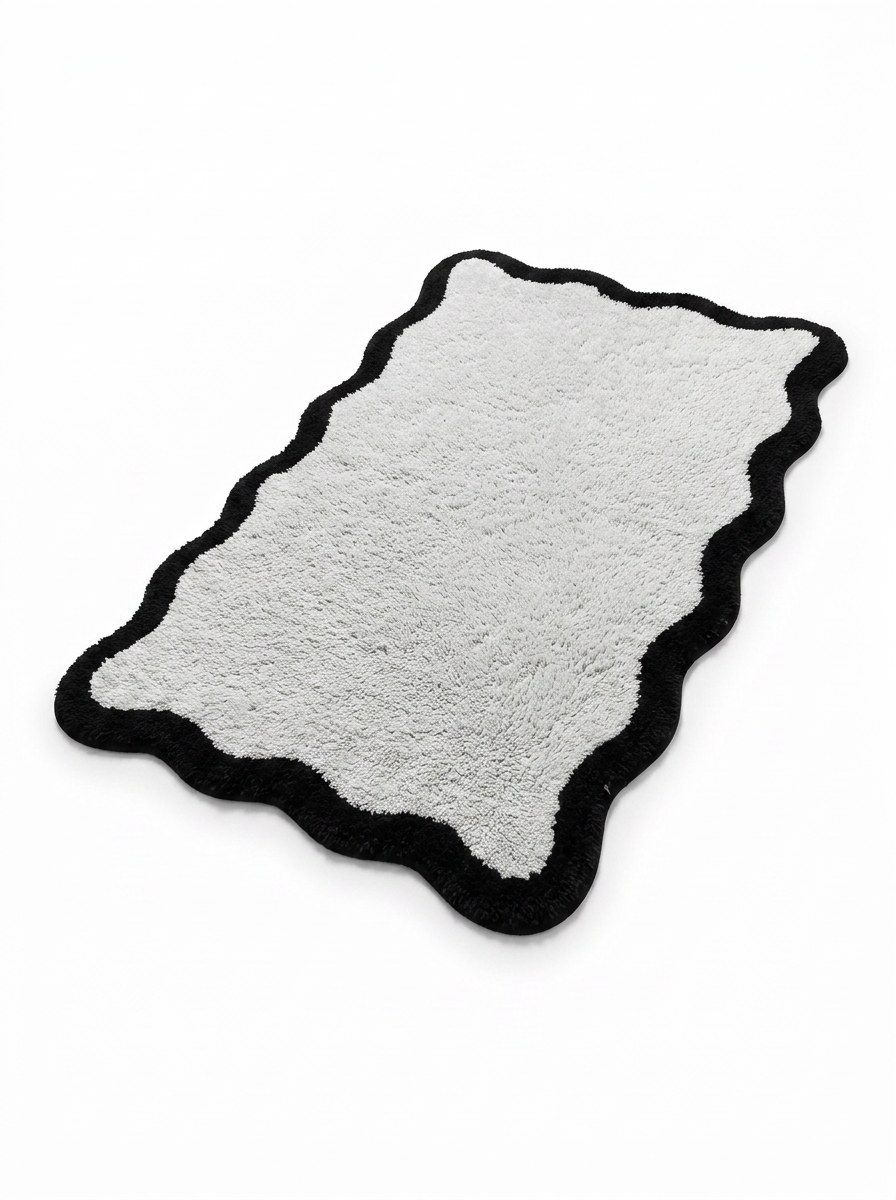 ALFOMBRA DE BAÑO VELU BLACK & WHITE