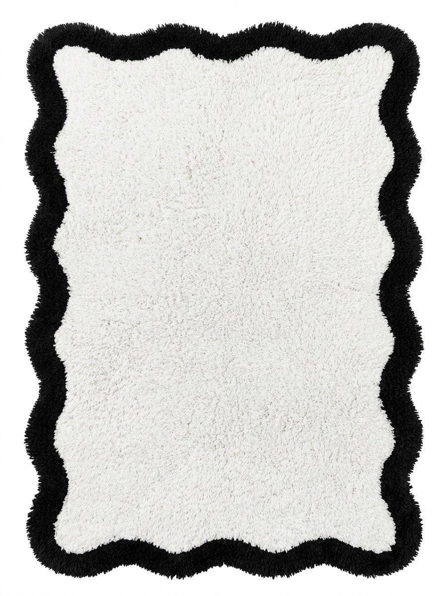 ALFOMBRA DE BAÑO VELU BLACK & WHITE