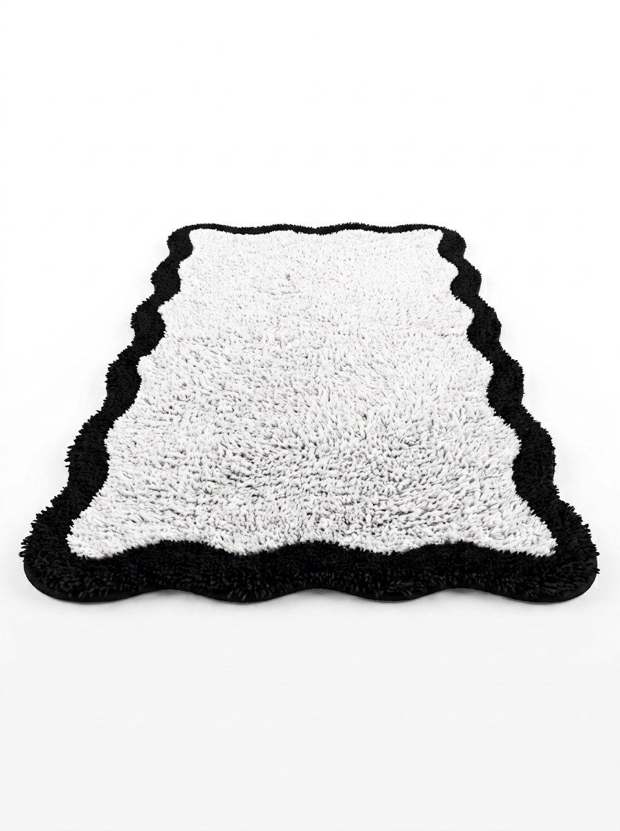 ALFOMBRA DE BAÑO VELU BLACK & WHITE
