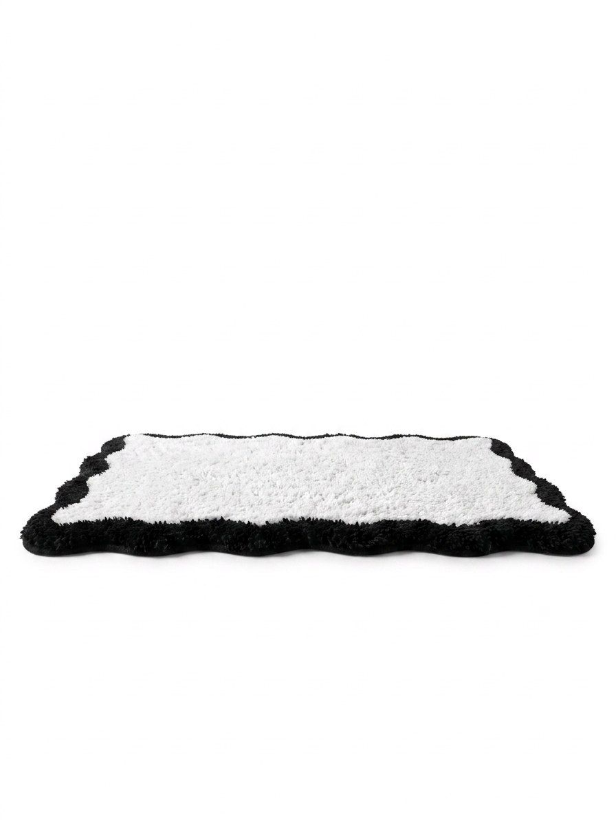 ALFOMBRA DE BAÑO VELU BLACK & WHITE