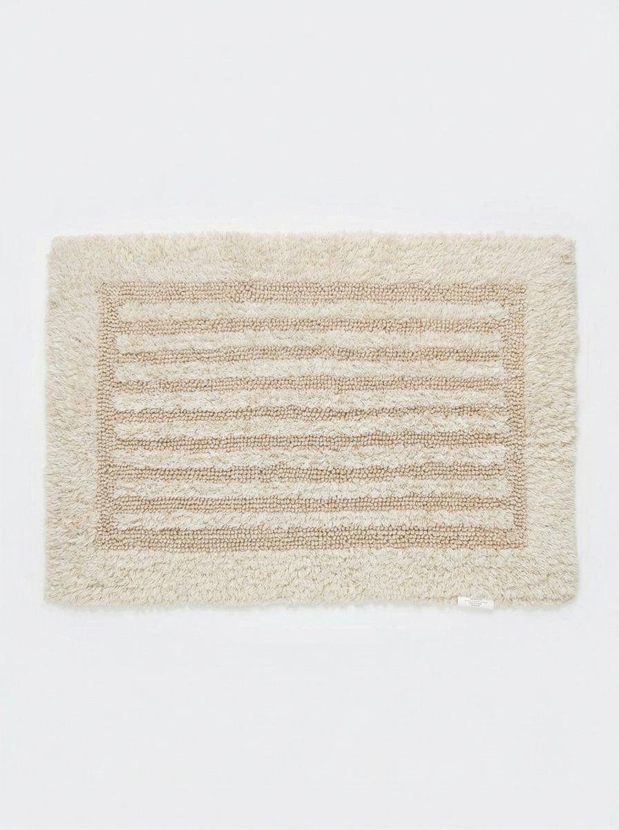ALFOMBRA DE BAÑO REVERSIBLE ATHOL BEIGE 70 X50