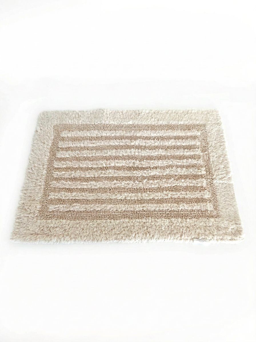 ALFOMBRA DE BAÑO REVERSIBLE ATHOL BEIGE 70 X50