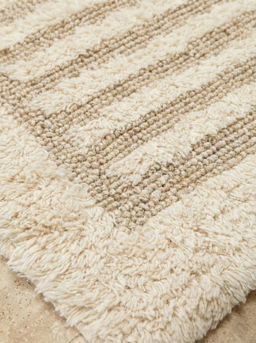 ALFOMBRA DE BAÑO REVERSIBLE ATHOL BEIGE 70 X50