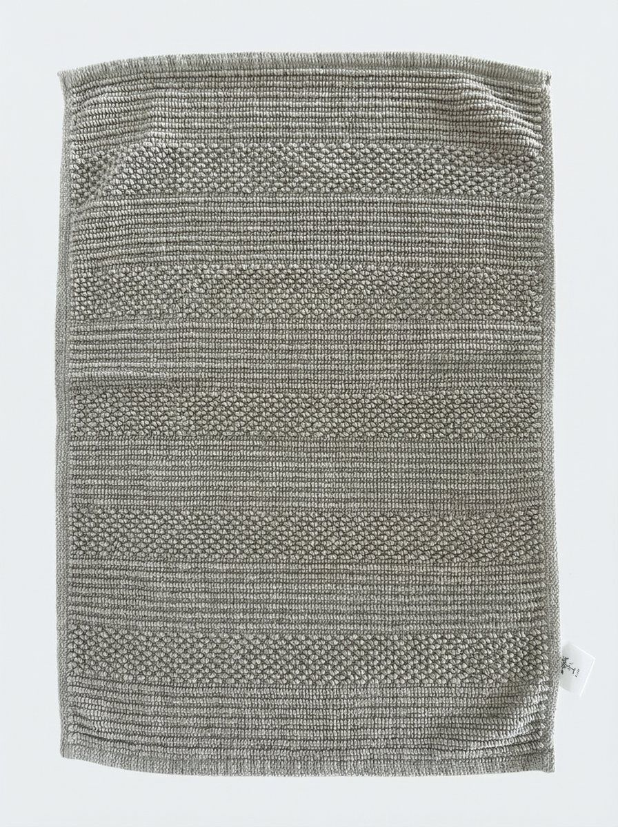 ALFOMBRA DE BAÑO ROWE GRIS 70 X 50