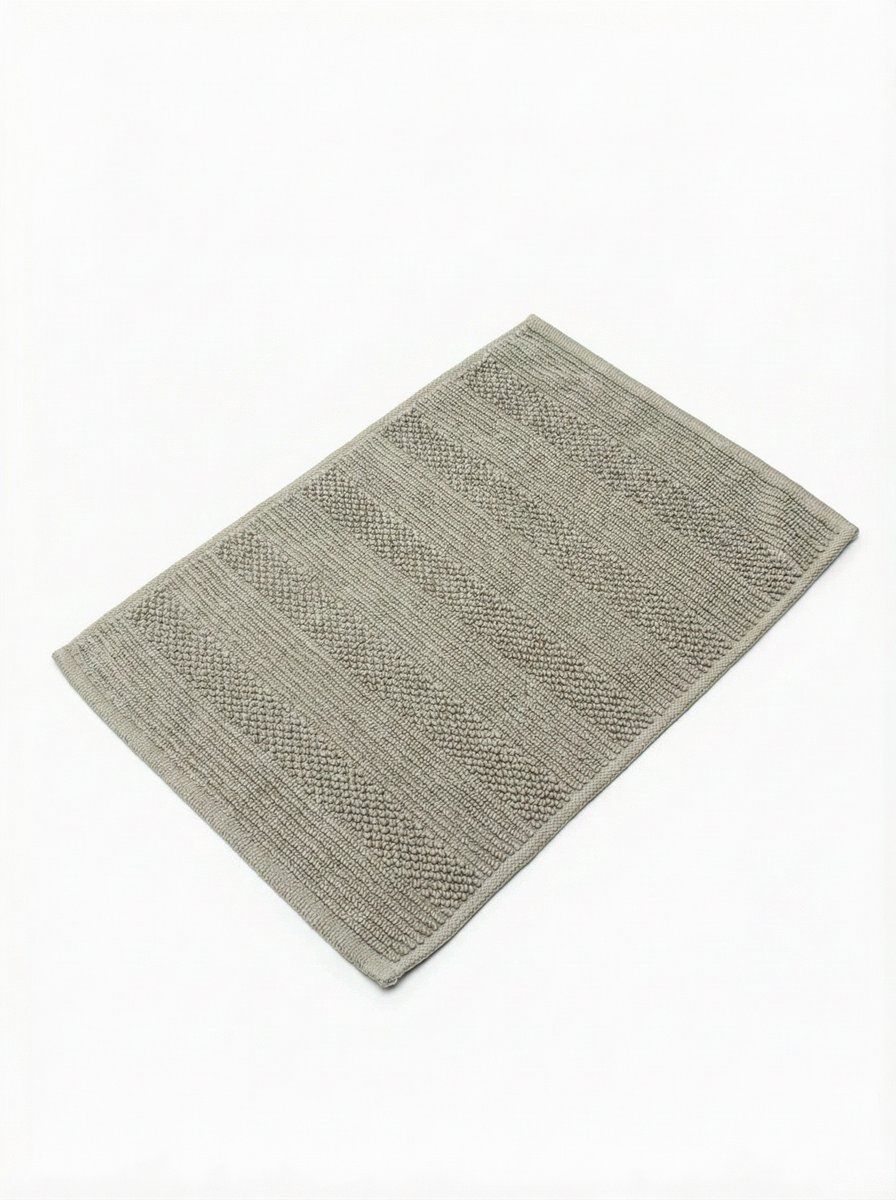 ALFOMBRA DE BAÑO ROWE GRIS 70 X 50