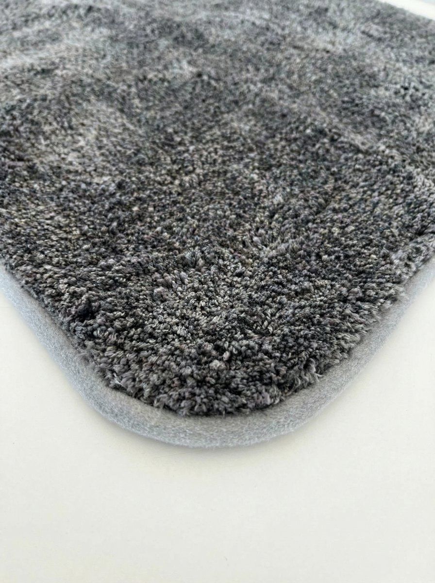 ALFOMBRA DE BAÑO BOSTON GRIS 80 X 50