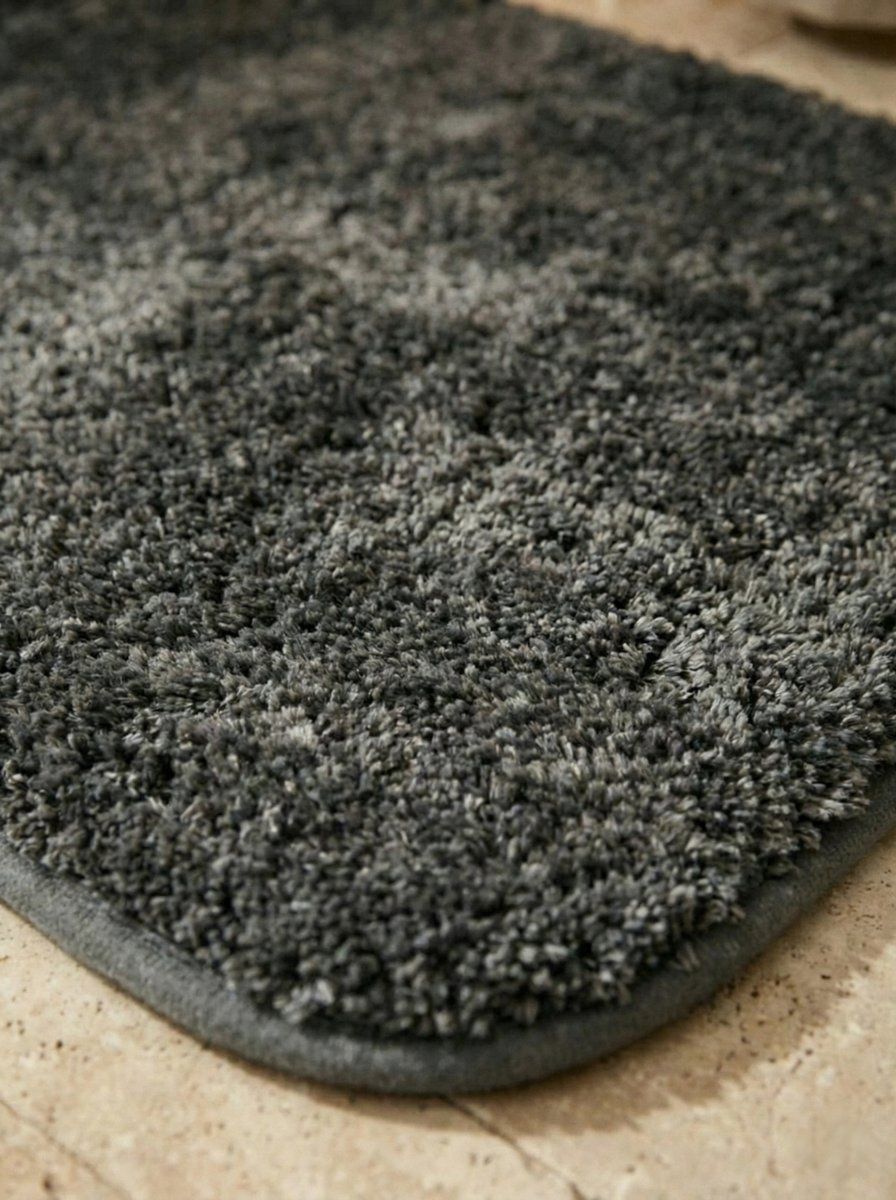 ALFOMBRA DE BAÑO BOSTON GRIS 80 X 50
