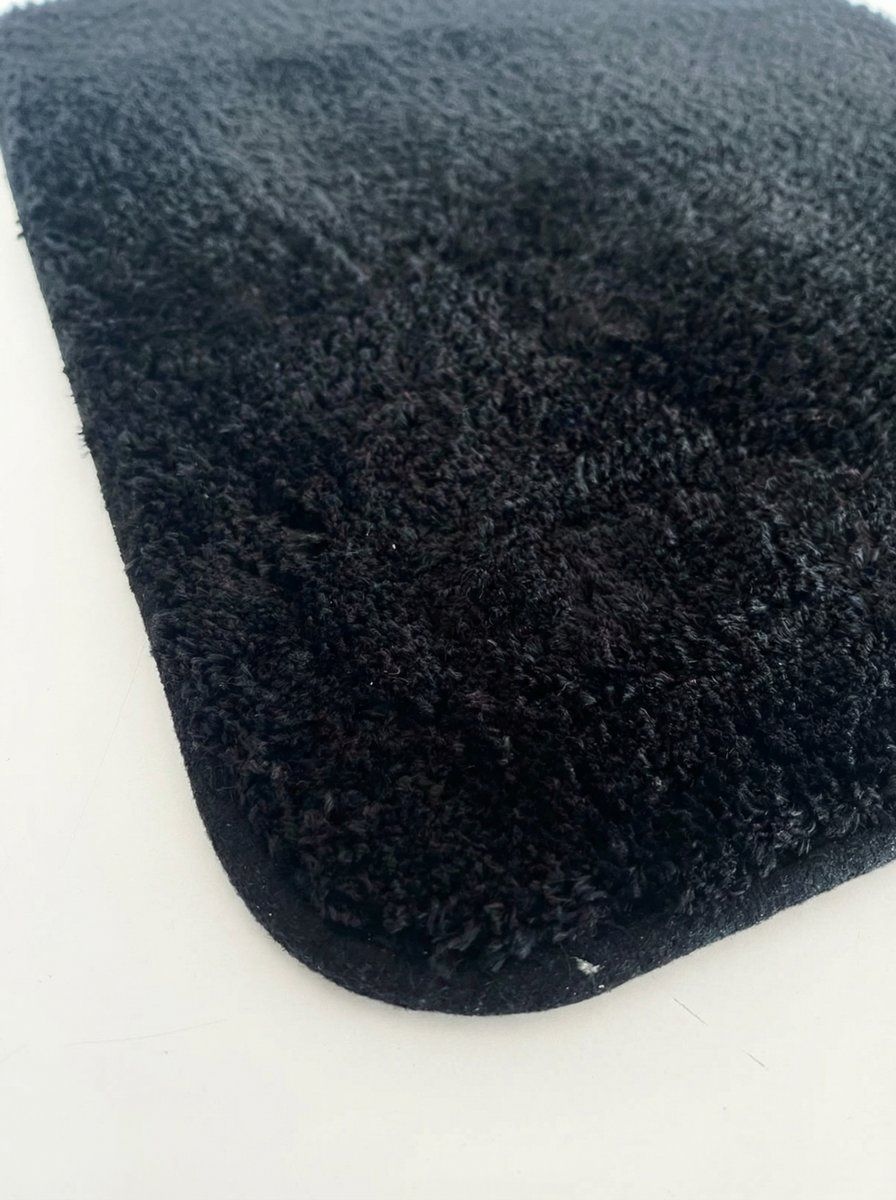 ALFOMBRA DE BAÑO BOSTON NEGRO 80 X 50