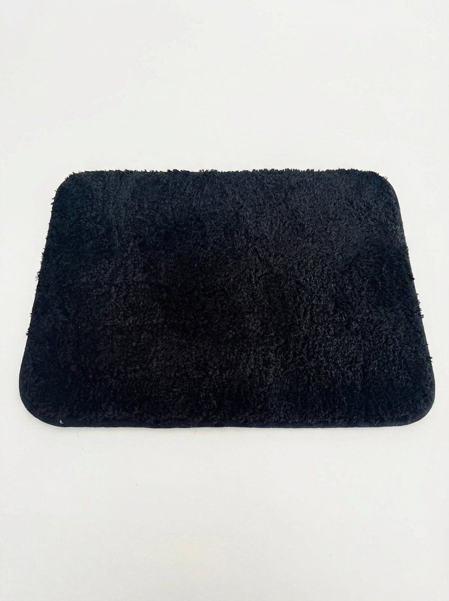 ALFOMBRA DE BAÑO BOSTON NEGRO 80 X 50