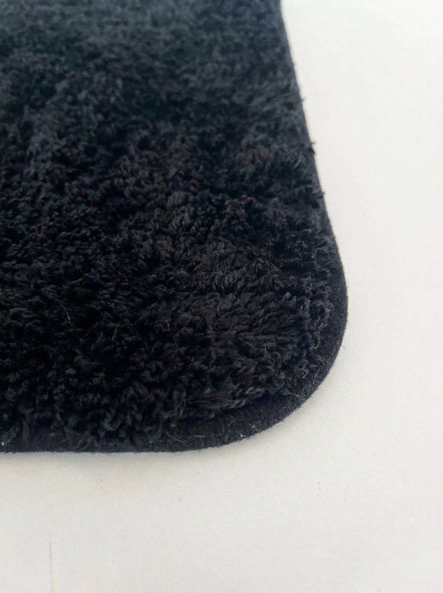ALFOMBRA DE BAÑO BOSTON NEGRO 80 X 50