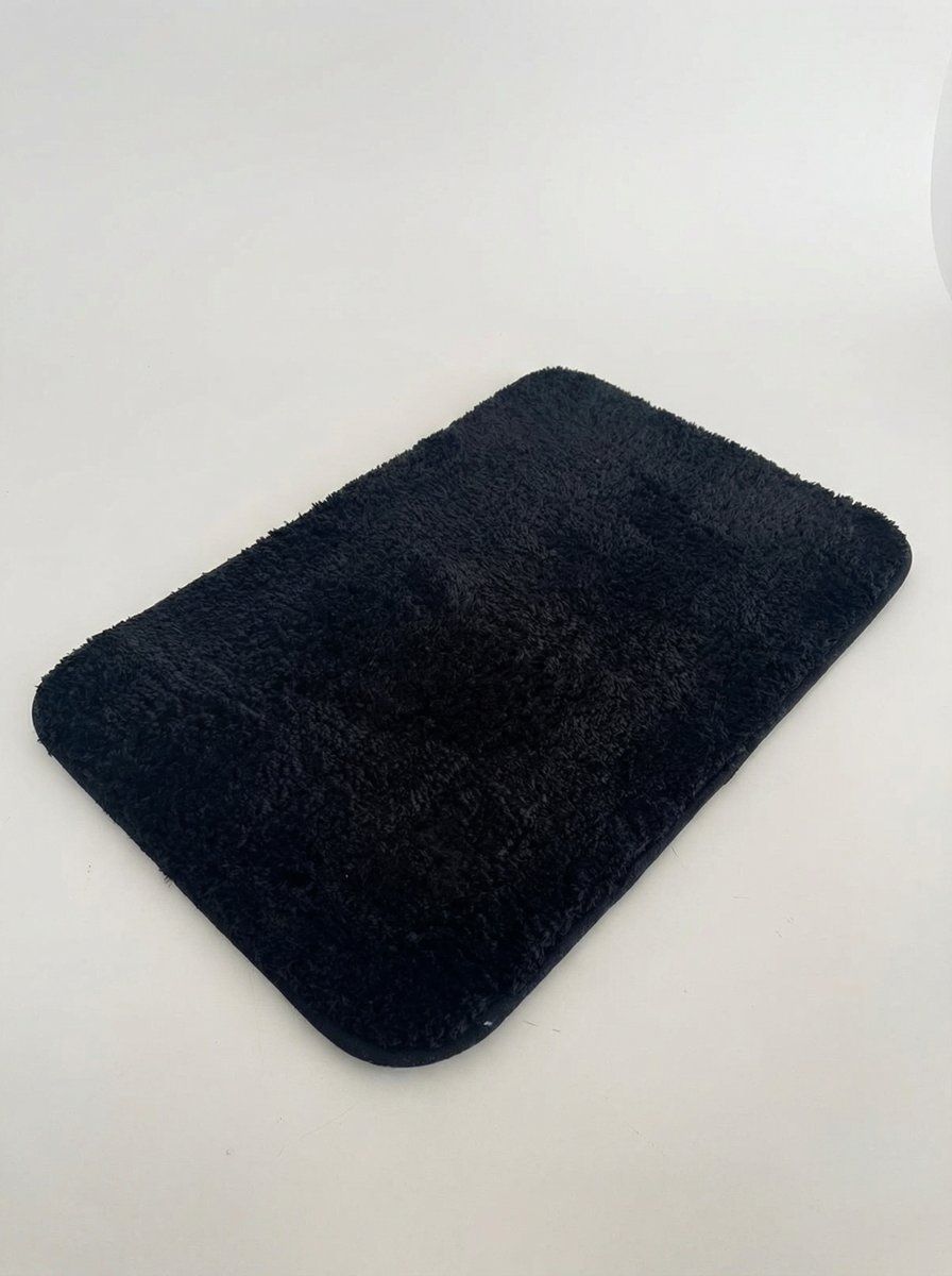 ALFOMBRA DE BAÑO BOSTON NEGRO 80 X 50