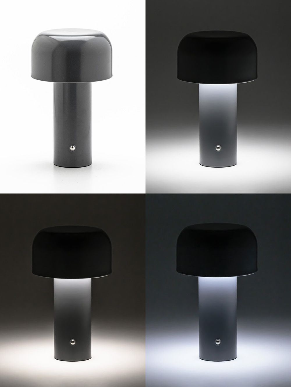 LAMPARA LED RECARGABLE YORK GREY