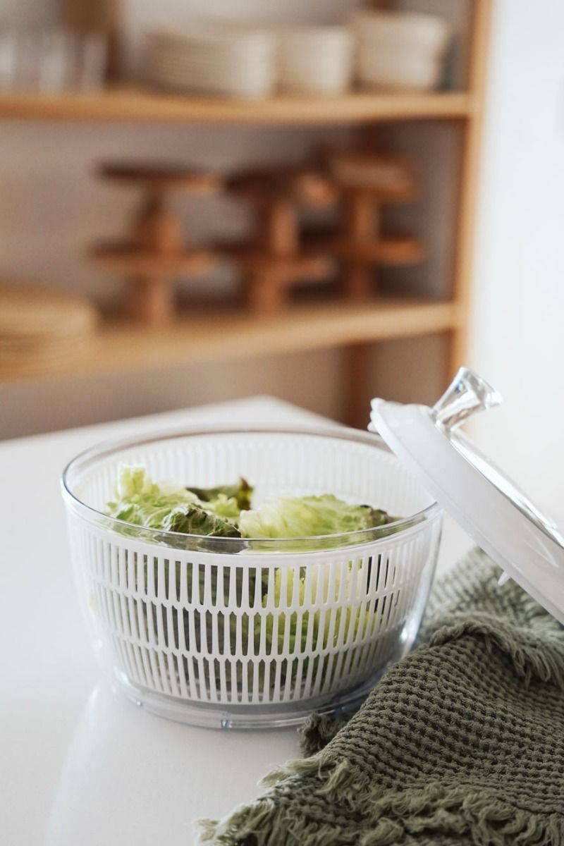 Centrifugador de Vegetales con Tapa Gabone White/Grey