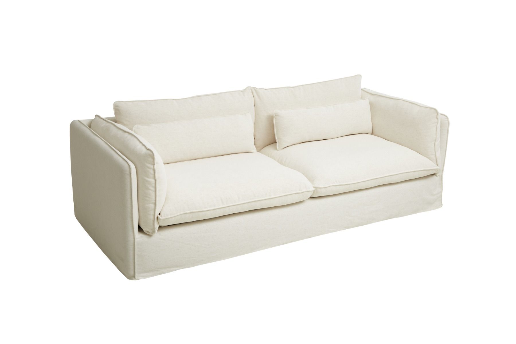 SOFA DE PLUMAS REST WHITE