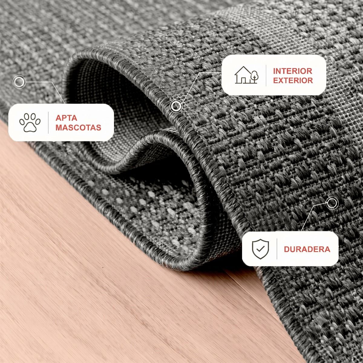 SISALO GRIS-GREY-80X150
