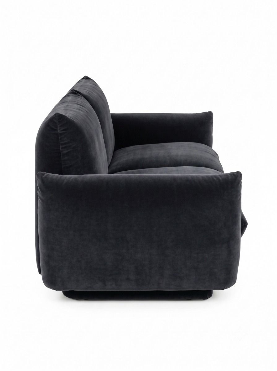 SOFA MILANO PRAGA CAT BLACK 215