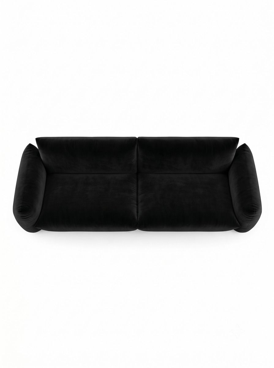 SOFA MILANO PRAGA CAT BLACK 215