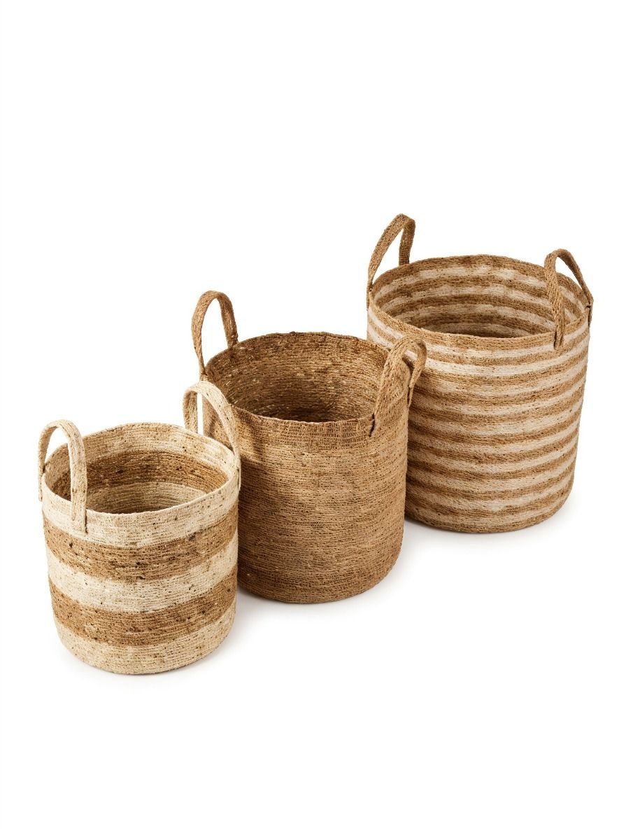 CANASTO JANNA NATURAL & WHITE M