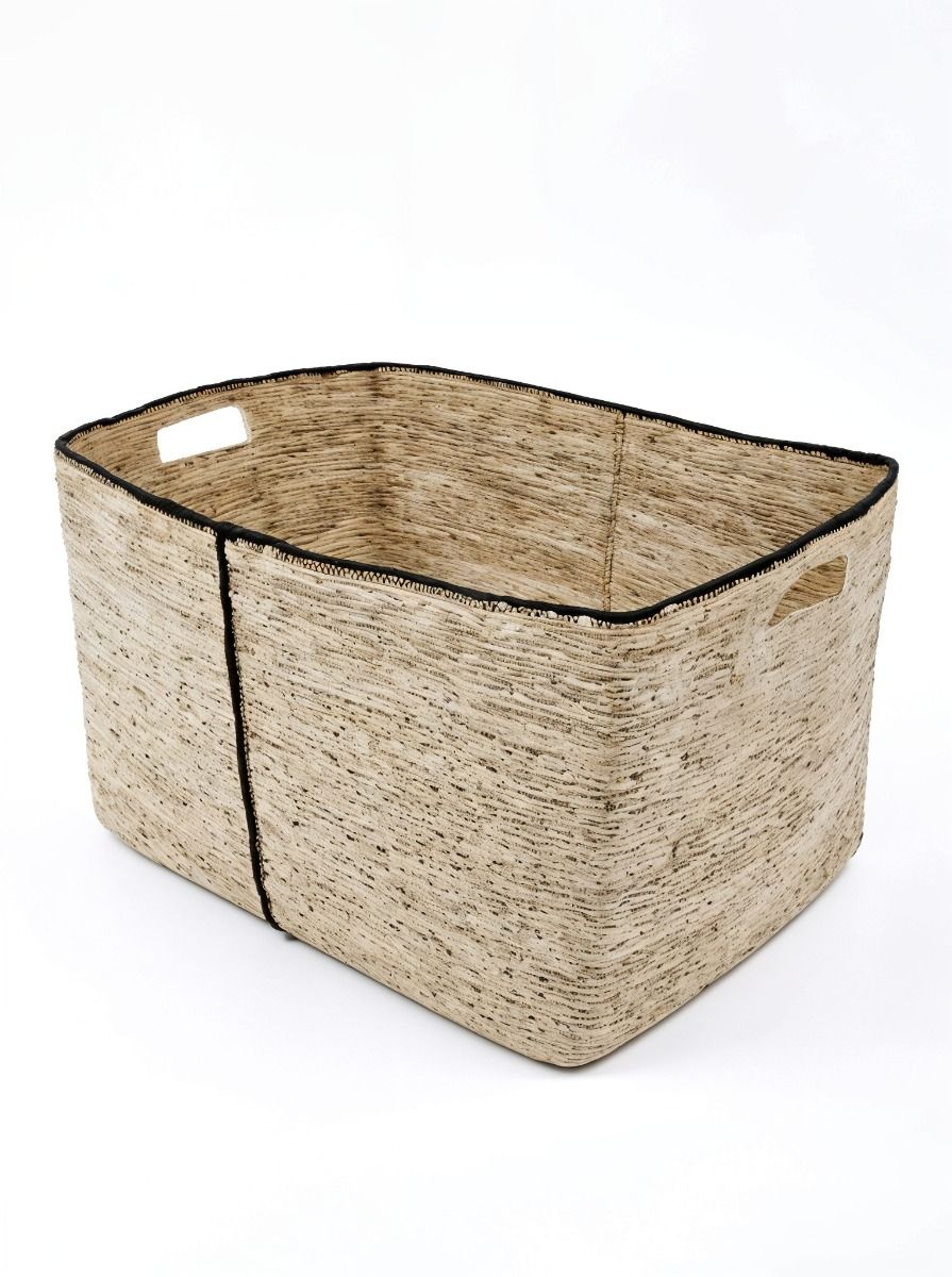 CANASTO ASHA BLACK & NATURAL L